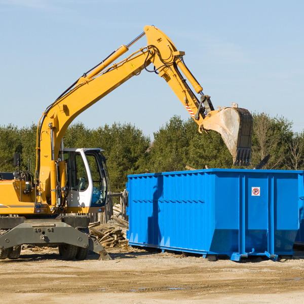 what are the rental fees for a residential dumpster in New Denmark WI